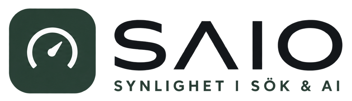 SAIO: synlighet i sök och AI